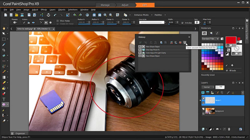 Новая версия программы PaintShop, Pro X9, с улучшенной производительностью