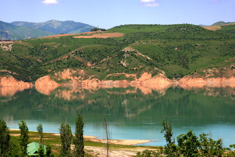 Узбекистан, водохранилище Червак