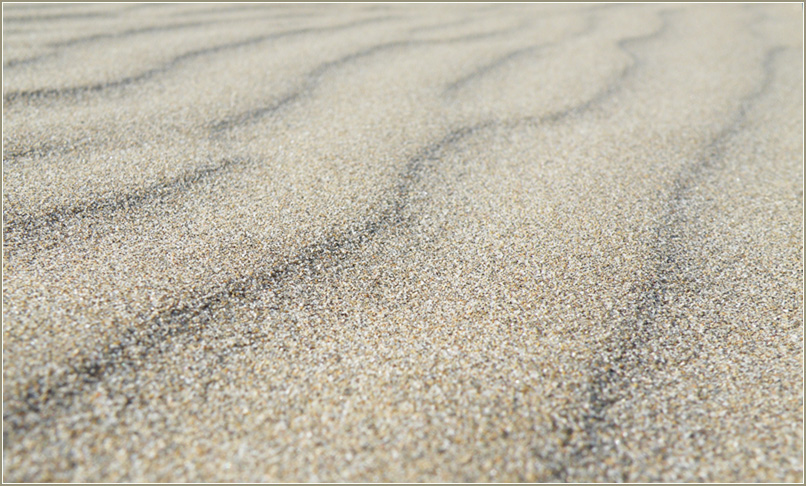 когда останется один песок...