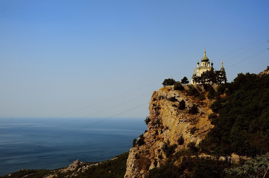 Форосская церковь. Крым. 412 метров над уровнем моря