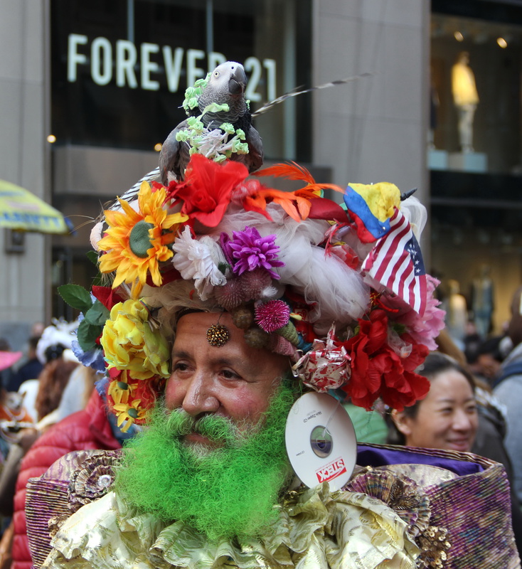 Герой Пасхального парада на 5-й Авеню 4 апреля 2015 г.